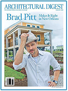 Brad Pitt in Architectural Digest
