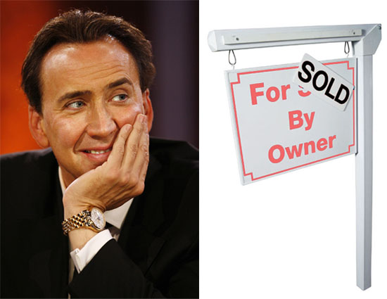 Nicolas Cage's Real Estate Roller-Coaster Ride Nicolas Cage's Real Estate Roller-Coaster Ride