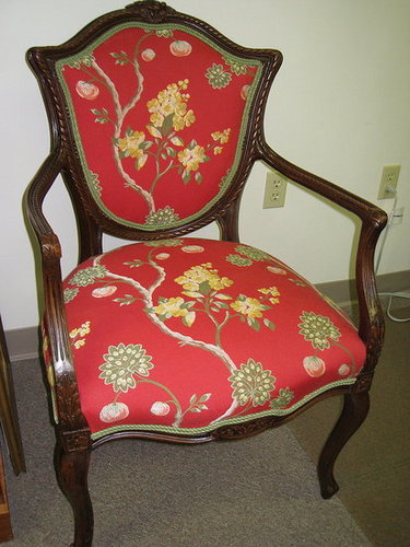 Vintage Chair Re-Upholstered!