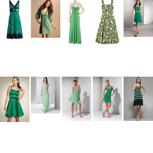 Top 10 Favorite Green Dresses