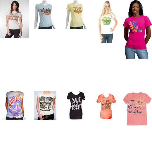 Top Ten Favorite Beatles T-shirts