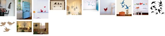 Bird Vinyl Wall Decals 