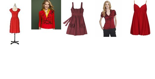 Favorites in Red