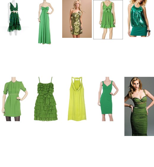 Top Ten Favorite Green Dresses