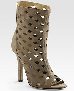 The Look For Less: Jimmy Choo Suede Ankle Boot