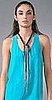 The Look For Less: Cynthia Dugan Jewelry Silver & Leather Scarf Necklace 