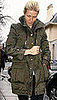 Photo of Gwyneth Paltrow Wearing Olive Green Jacket in London