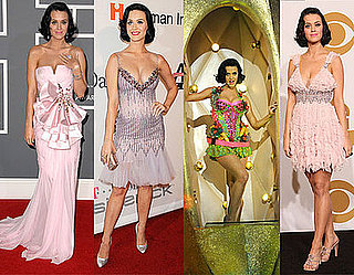 Singer Katy Perry's Outfits at the 2009 Grammys