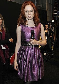 Model Coco Rocha Does Back Stage Interviews For E! News