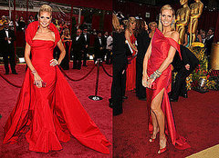 Compare & Contrast: Heidi Klum, Oscar's Lady in Red 