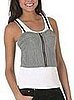 Fabworthy: Target Go International Gray Bustier Top 