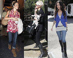 Photos of Sienna Miller, Sarah Harding, and Megan Fox Wearing Studded Boots Photos of Sienna Miller, Sarah Harding, and Megan Fox Wearing Studded Boots