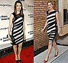 Photo of Drew Barrymore and Rachel Weisz Wearing Striped Dress by Narciso Rodriguez
