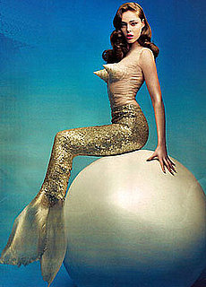 Coco Rocha In Vogue Wearing Mermaid Costume