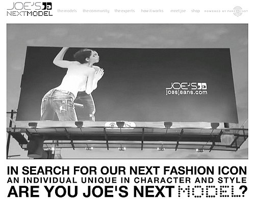 Joe's Jeans Launches Worldwide Model Search