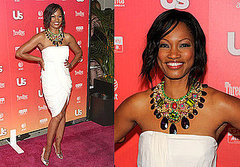 Actress Garcelle Beauvais-Nilon Attends Hot Hollywood Party Wearing White Dress and Jeweled Necklace Actress Garcelle Beauvais-Nilon Attends Hot Hollywood Party Wearing White Dress and Jeweled Necklace