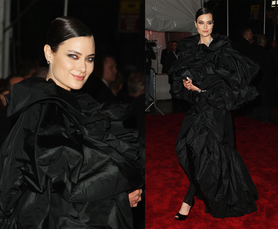 The Met's Costume Institute Gala: Shalom Harlow The Met's Costume Institute Gala: Shalom Harlow