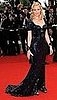 Actress Elizabeth Banks Wears Black and Blue Beaded Andrew Gn at 2009 Cannes Film Festival