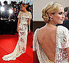 Diane Kruger Wears White and Silver Marchesa Gown to Inglourious Basterds Premiere at 2009 Cannes Film Festival