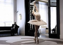 Karl Lagerfeld Creates Custom Tutu For Ballerina Elena Glurdjidze and Films Impromtu Performance Karl Lagerfeld Creates Custom Tutu For Ballerina Elena Glurdjidze and Films Impromtu Performance