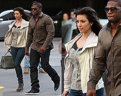 Kim Kardashian Goes to LA Lakers Game Wearing Vena Cava Sweetheart Tank and White Leather Jacket Kim Kardashian Goes to LA Lakers Game Wearing Vena Cava Sweetheart Tank and White Leather Jacket