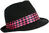 Fabworthy: Forever 21 Neon Checker Trim Fedora 