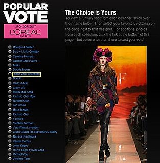 CFDA Announces Popular Vote Award