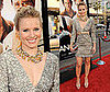 Kristen Bell Attends the LA Premiere of The Hangover in V-Neck Brian Reyes Dress