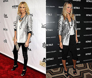 Charlize Theron and Molly Sims Both Wear Rag & Bone's Shiny Silver Blazer