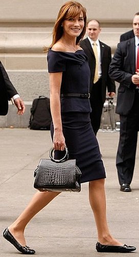 Carla Bruni Vows Not To Buy Leather or Fur, Hermes Plans To Breed Crocodiles For Handbags