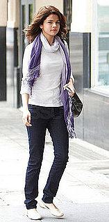 Selena Gomez Wears Paige Premium Denim Eclipse Jeans