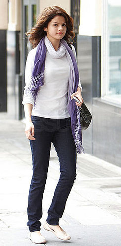 Selena Gomez Wears Paige Premium Denim Eclipse Jeans