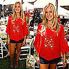 The Hills Star Kristin Cavallari in a Red Peasant Top and Shorts at A Time For Heroes Celebrity Carnival in LA