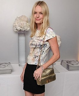 Photo of Kate Bosworth With Gold Bag at Simon Aboud Book Launch Party in London