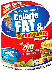 2009 CalorieKing Calorie Fat and Carbohydrate Counter