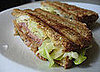 Ham and Cabbage Sandwich
