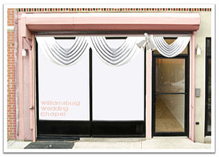 303Grand in Brooklyn Turns Into a Pop-Up Wedding Chapel