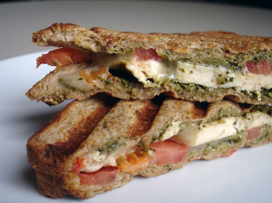 Recipe For Cilantro Pesto Chicken Panini Recipe For Cilantro Pesto Chicken Panini