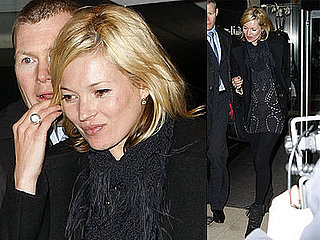 Photos of Kate Moss Leaving the Topshop Offices in London 2009-02-06 02:00:00
