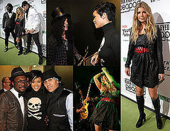 Photo of Fergie, Rihanna, Slash, and the Black Eyed Peas at the Black Eyed Peas Peapod Foundation Benefit Photo of Fergie, Rihanna, Slash, and the Black Eyed Peas at the Black Eyed Peas Peapod Foundation Benefit