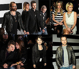 Photos of Justin Timberlake, Jessica Biel, Anna Wintour during the William Rast Show at 2009 Fall New York Fashion Week
