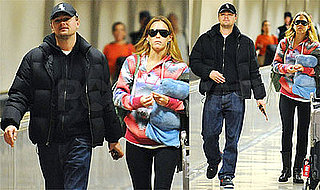Photos of Leonardo DiCaprio and Bar Refaeli at LAX