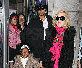 Photos of Madonna, Jesus Luz, Rocco Ritchie, Lourdes Leon, David Ritchie at Kabbalah in NYC 2009-03-01 23:48:37