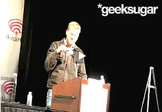 McG Calls Christian Bale on His Blackberry Pearl at Wondercon 2009