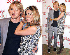 Photos of Jennifer Aniston and Owen Wilson at Marley & Me Photo Call in Paris