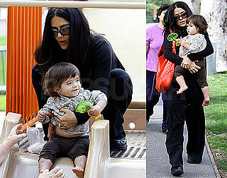Photo of Salma Hayek and Valentina Pinault at a Park in LA