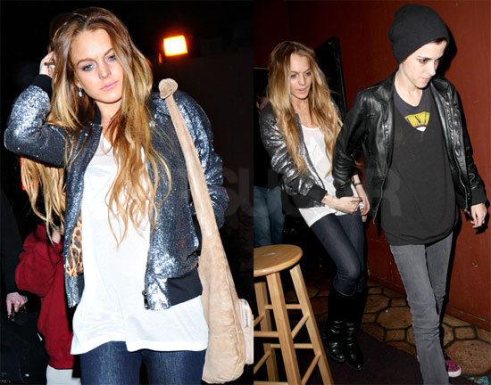 Lindsay Watches Sam Perform in LA 