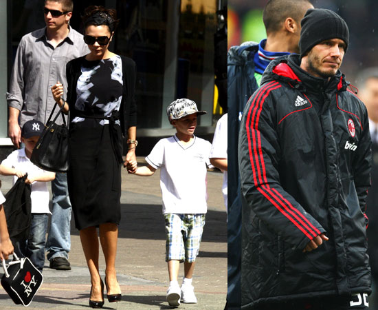 The Beckhams at Universal Studios