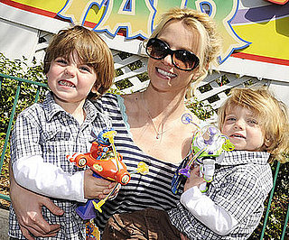 Photo of Britney Spears with Sons Jayden James and Sean Preston at Disney