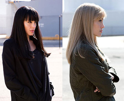First Photos of Angelina Jolie in Her Film Salt